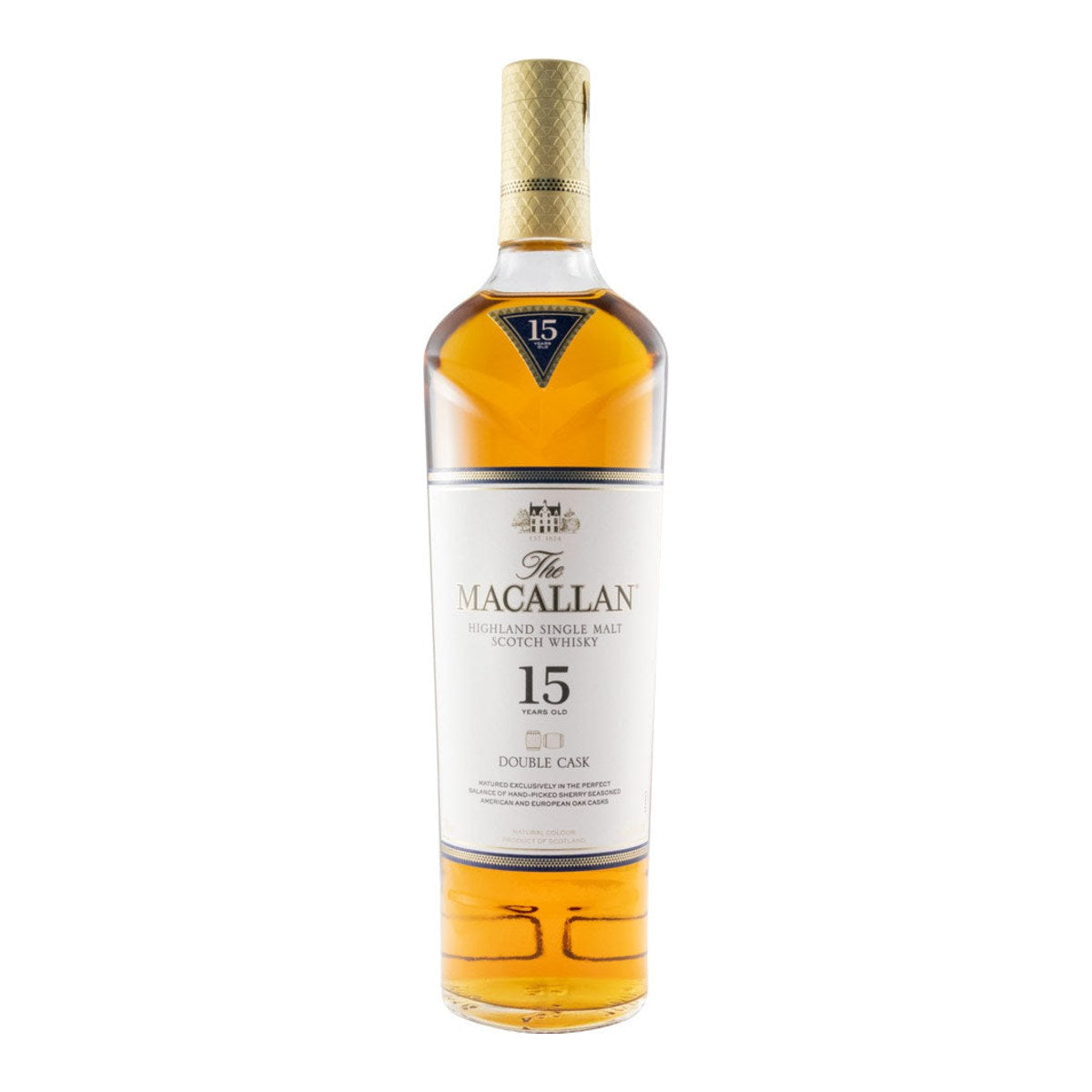The Macallan 15 Year Old Double Cask Single Malt Scotch Whisky 700ml 43% ABV