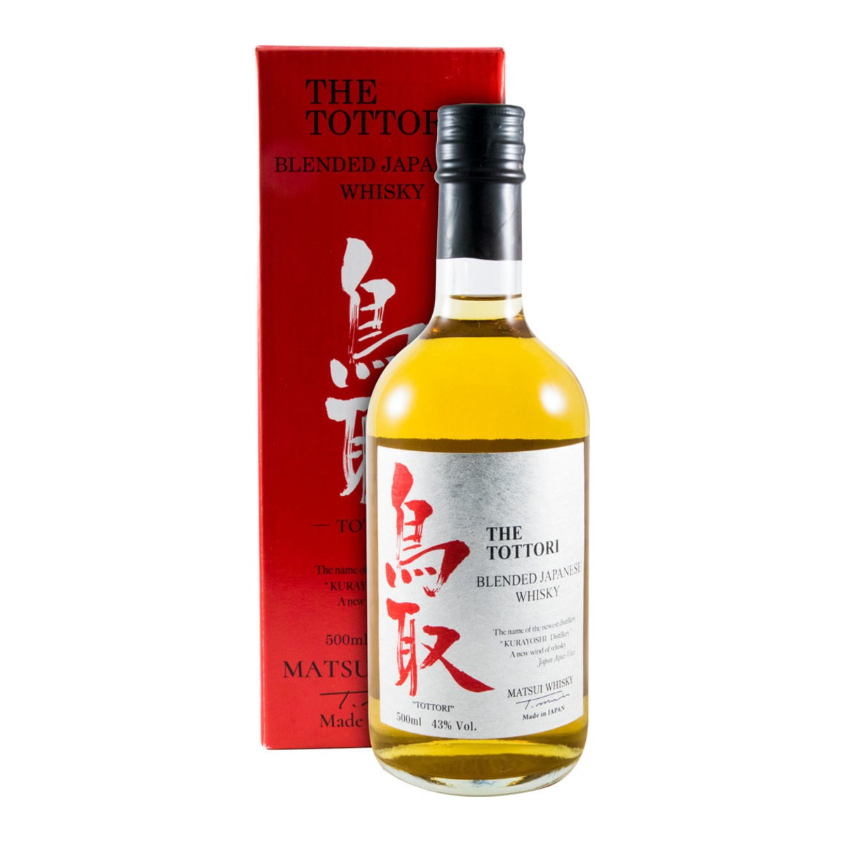 The Tottori Japanese Blended Whisky 500ml 43% ABV