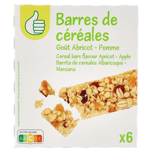 Thumbs Up Apricot and Apple Cereal Bars 126g