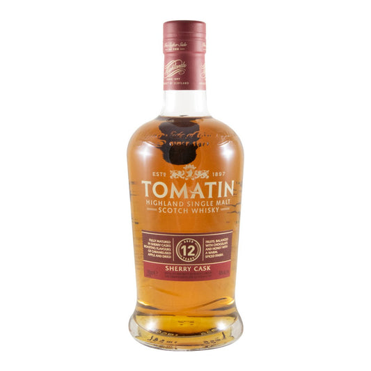 Tomatin 12 Year Old Sherry Cask Single Malt Scotch Whisky 700ml 40% ABV