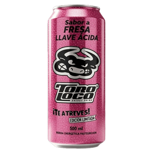 Toro Loco Sour Strawberry Energy Drink 500ml