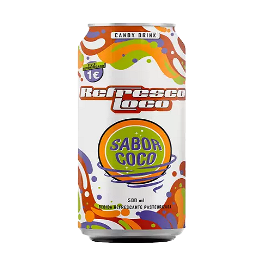 toro loco coconut 500 ml tropical coconut soda carbonated drink