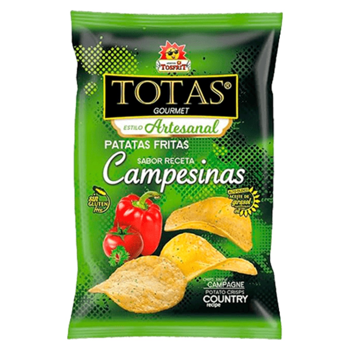 Tosfrit Totas Gourmet Country-Style Crisps 30g