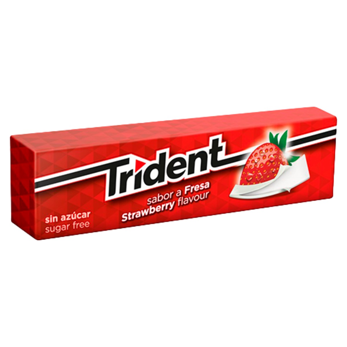 Trident Strawberry Gum Strips 13.5g