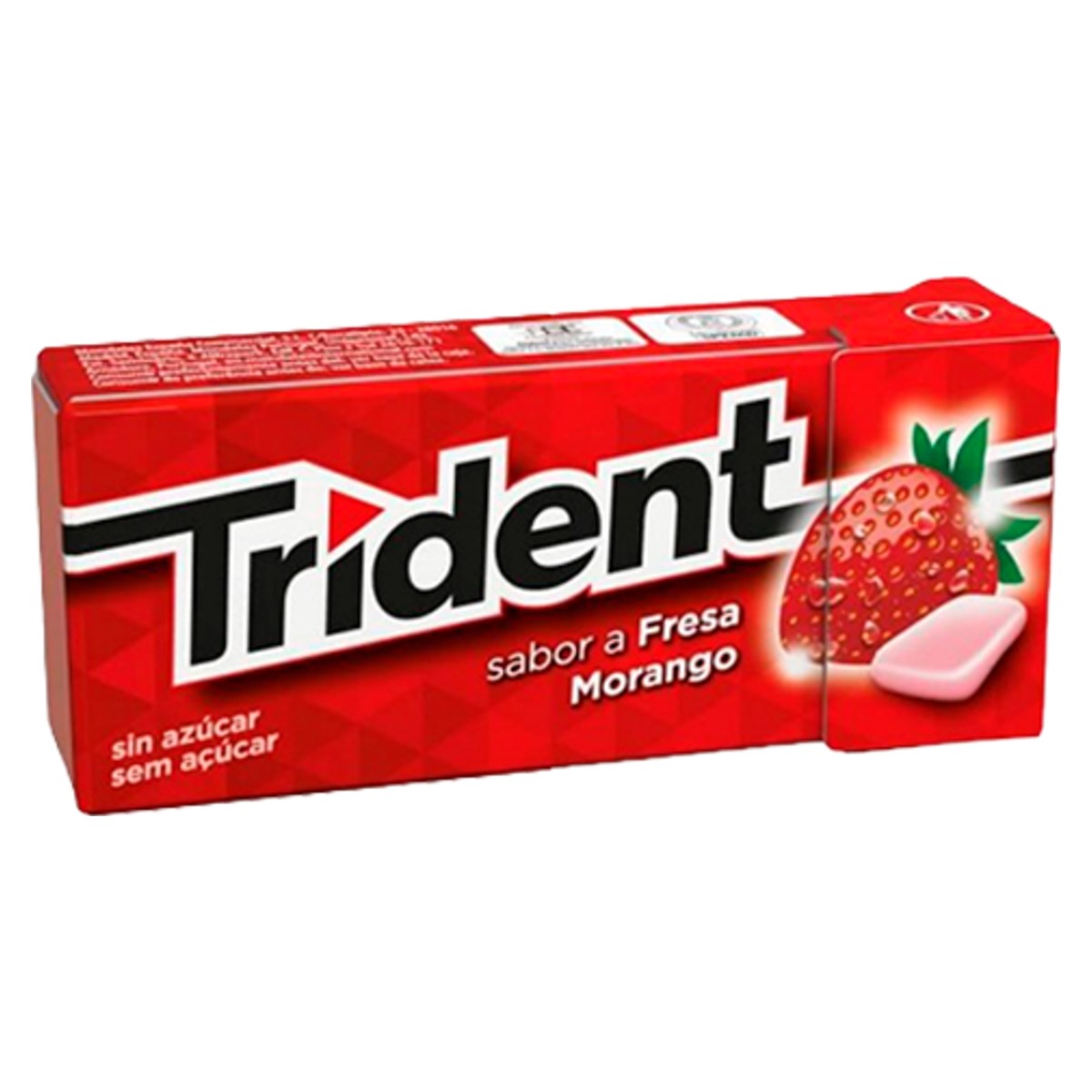Trident Strawberry Sugar-Free Chewing Gum Dragées 14g