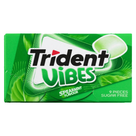 Trident Vibes Spearmint Sugar-Free Chewing Gum 21g