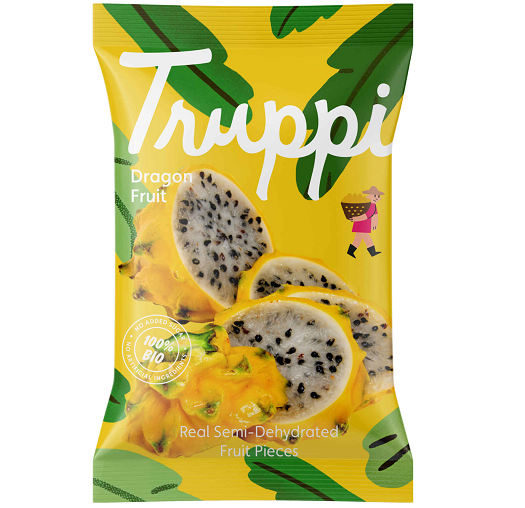 truppi organic dehydrated dragon fruit 20 g exotic organic dried fruit fruit snacks dried fruit and fruit snacks collection