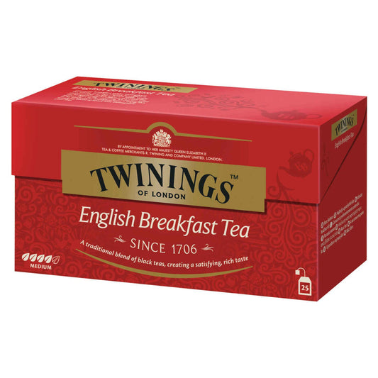 Twinings English Breakfast Tea 25 Tea Bags