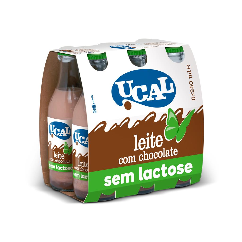 Ucal Lactose Free Chocolate Milk 6 x 250ml