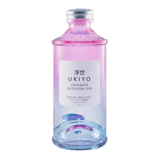 Ukiyo Blossom Japanese Gin 700ml 40% ABV