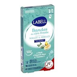 Underarm and Bikini Wax Strips Pack of 16 with 4 Finishing Wipes