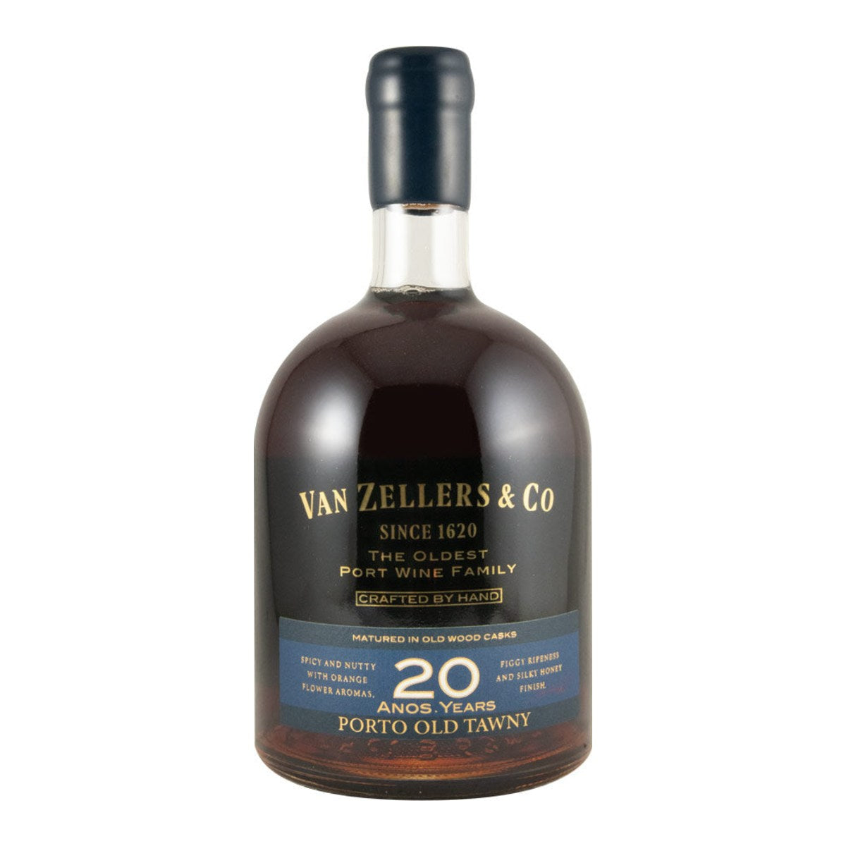 Van Zellers 20 Year Old Tawny Porto Wine 750ml 20% ABV