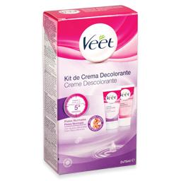Veet Hair Lightening Bleach Cream 2 x 75ml