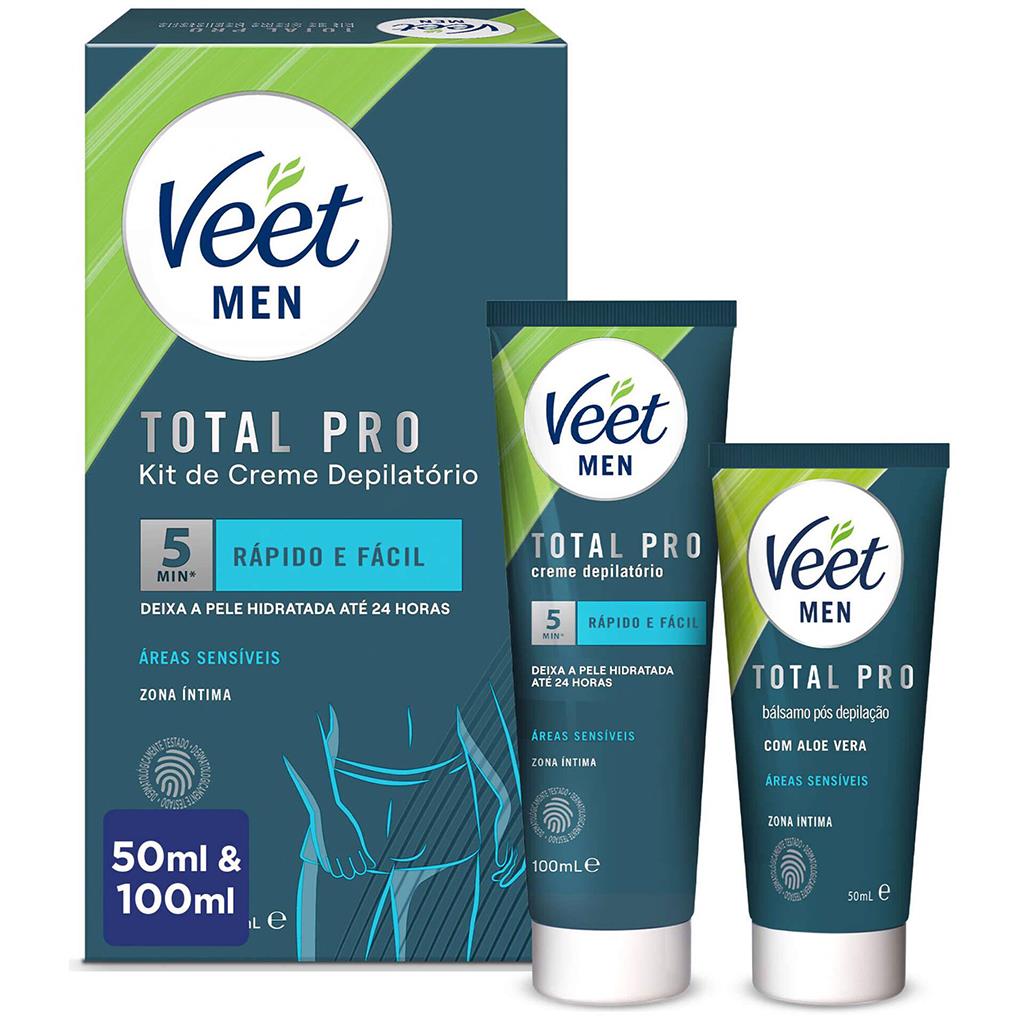 Veet Men Total Pro Intimate Area Hair Removal Kit