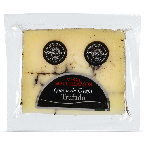 vega sotuelamos black truffle sheep cheese 150 g spanish gourmet cheese festive deli