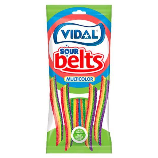 Vidal Multicolour Gummy Belts 90g