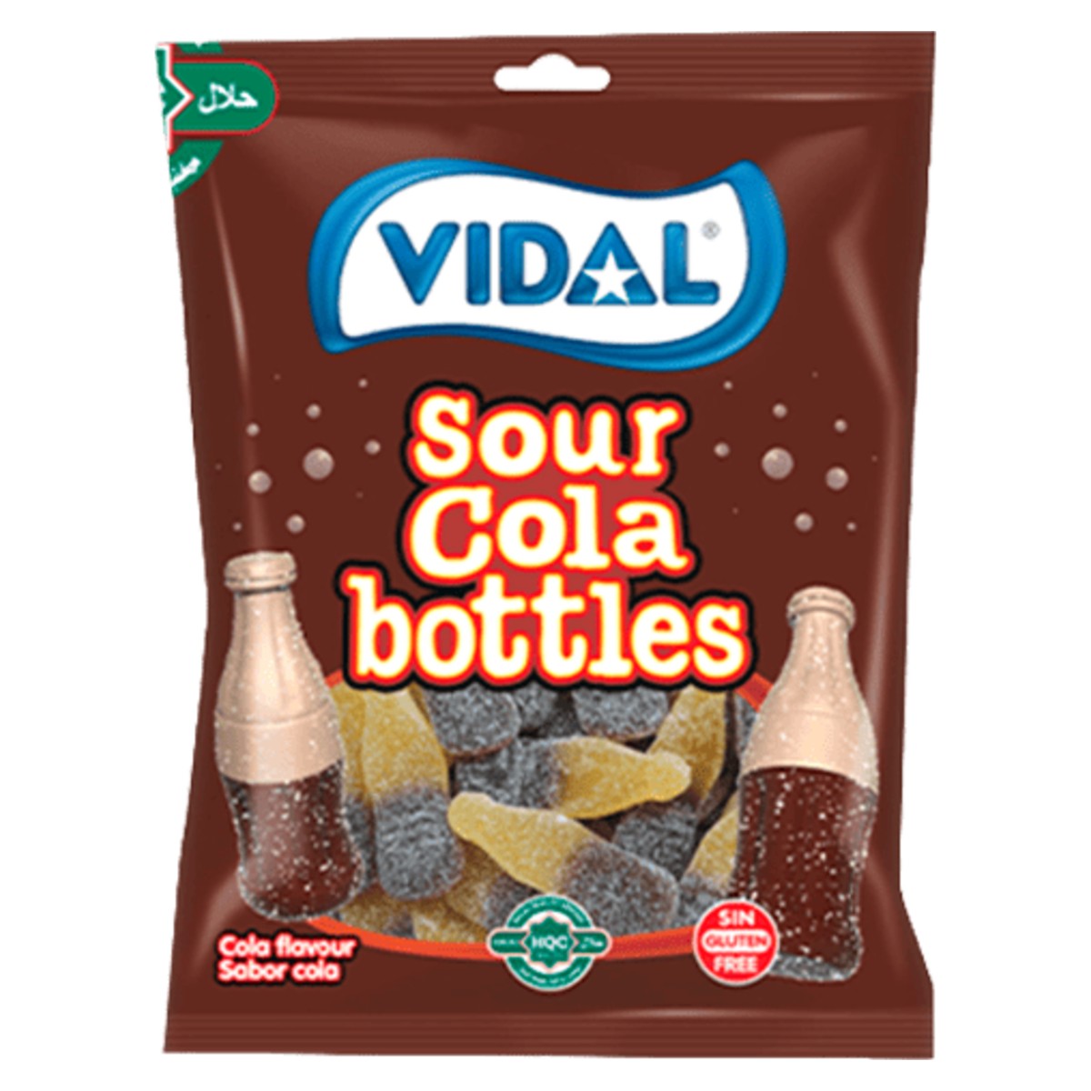Vidal Sour Cola Bottles 90g