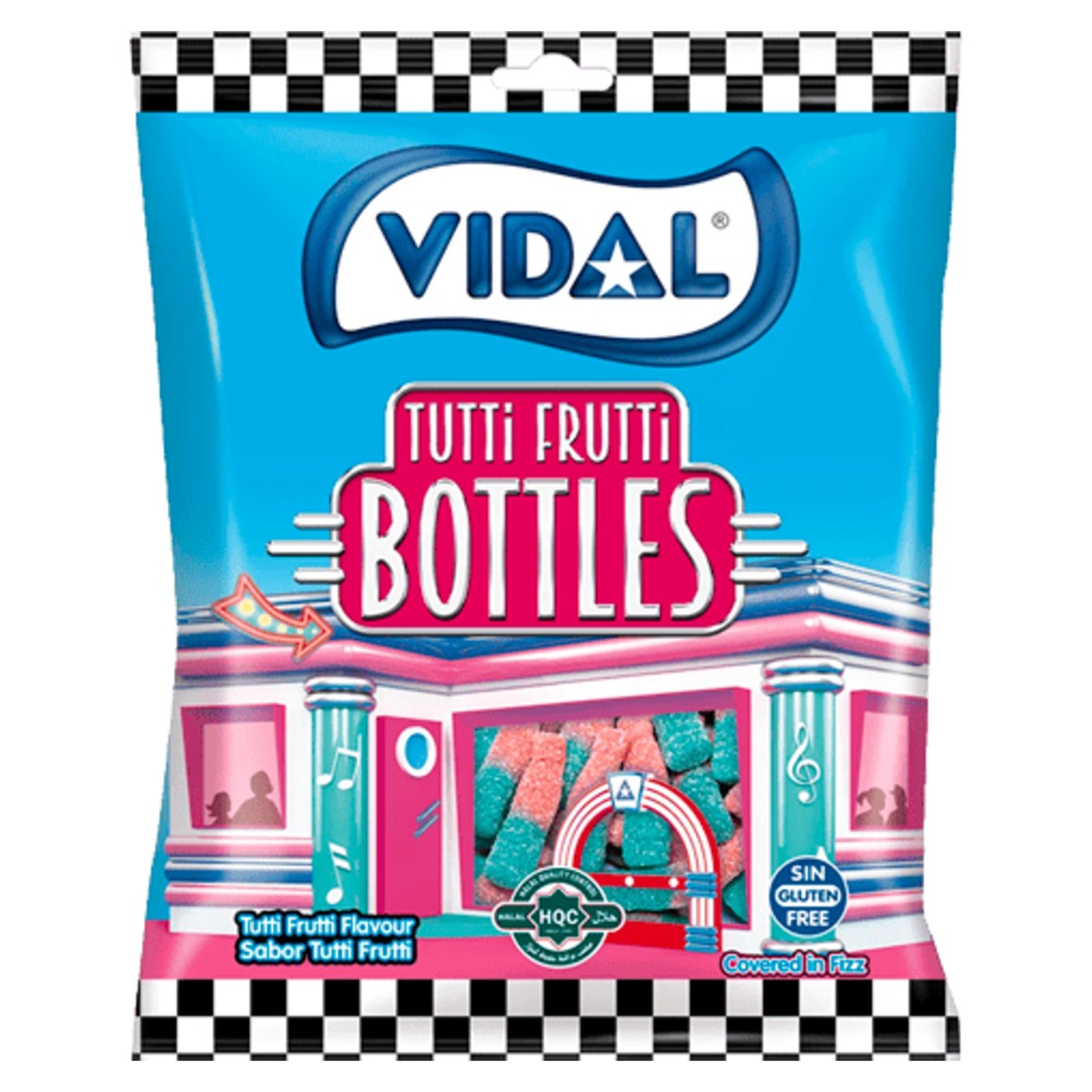 Vidal Tutti Frutti Bottles Gummies 90g