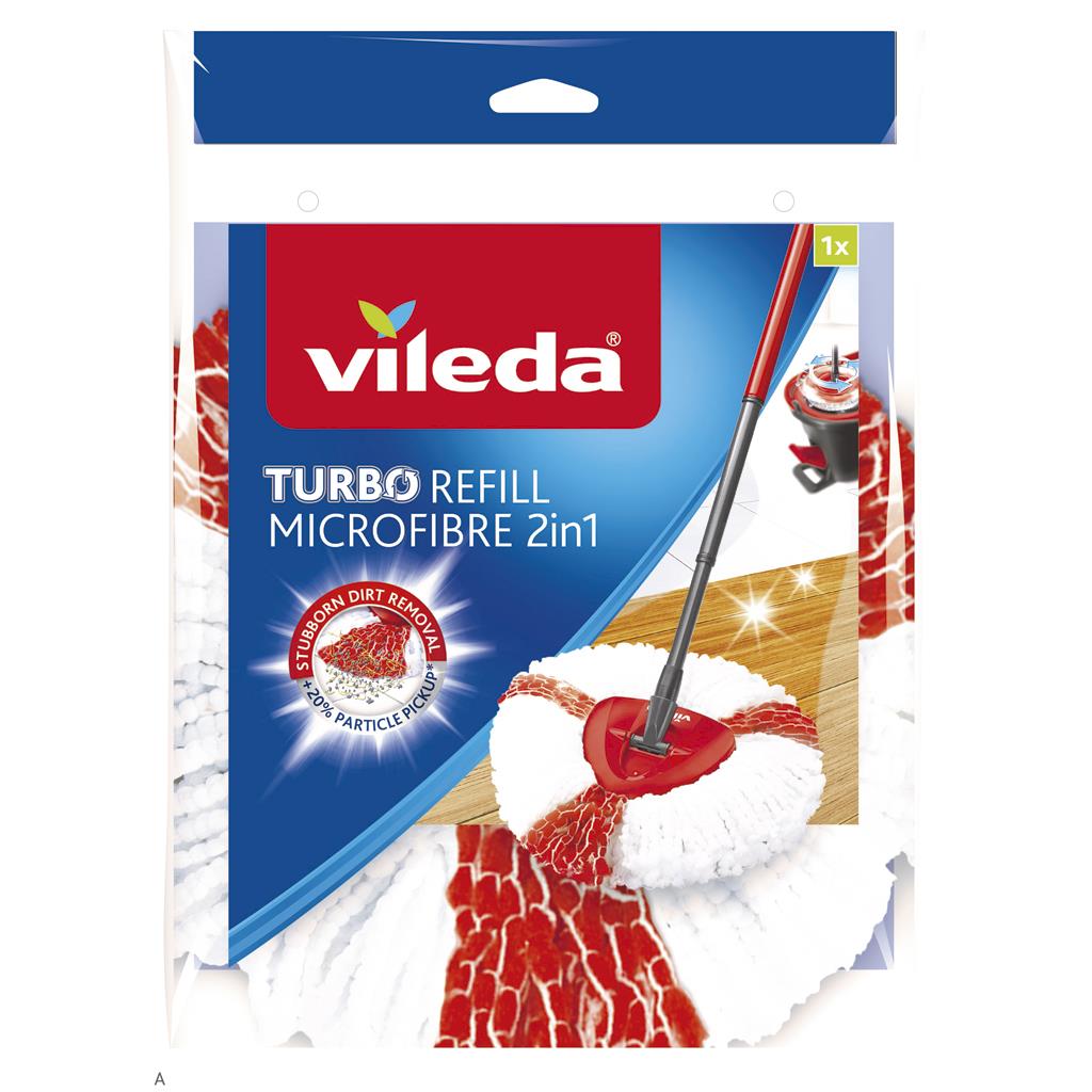 Vileda 2 in 1 Pedal Bucket Mop Refill