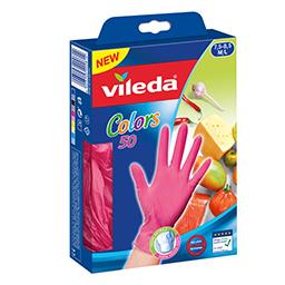 Vileda Colors Gloves Medium Large