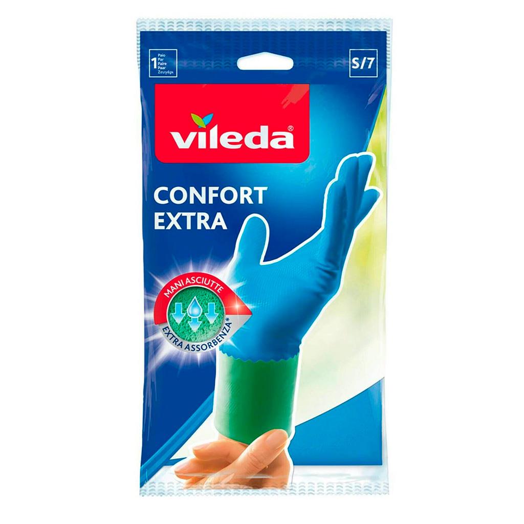 Vileda Comfort Extra Household Gloves Small Medium