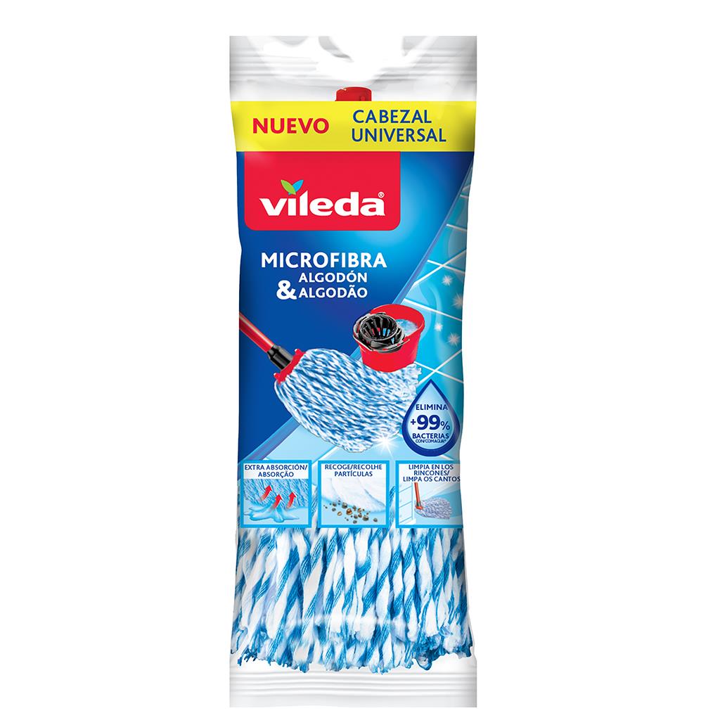 Vileda Microfibre and Cotton Mop Head Refill