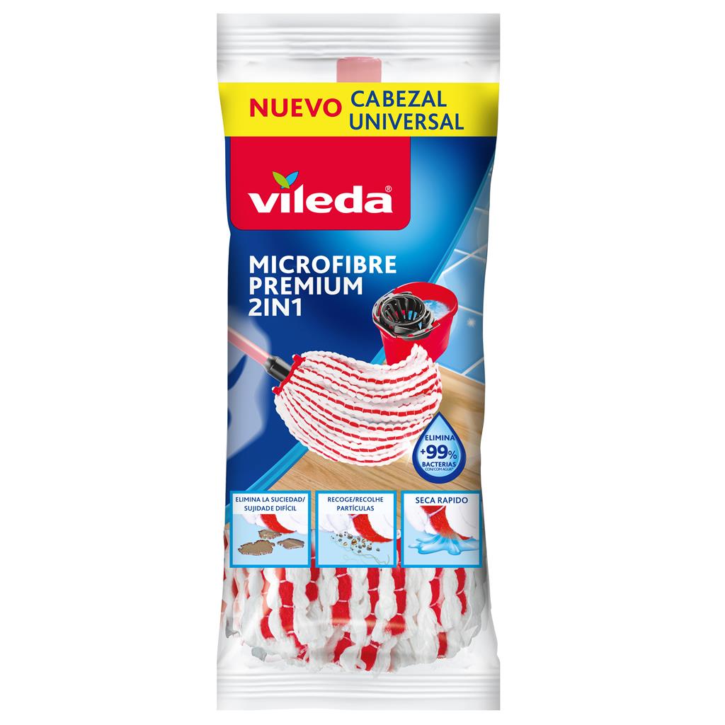 Vileda Premium 2 in 1 Mop Head Refill