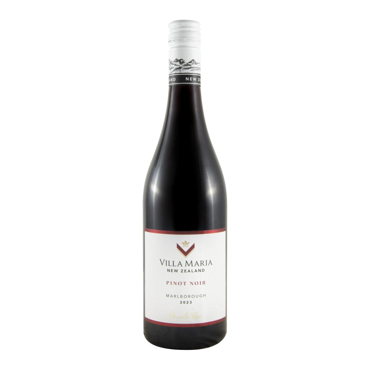 Villa Maria Private Bin Pinot Noir Red Wine Marlborough 2023 750ml 13% ABV