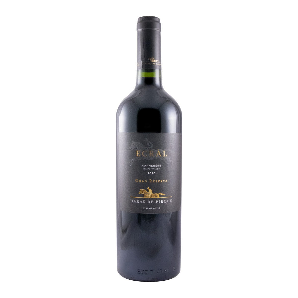 Viña Haras de Pirque Ecràl Carménère Gran Reserva Valle del Maipo Organic Red Wine Valle Central 2020 750ml 14.5% ABV