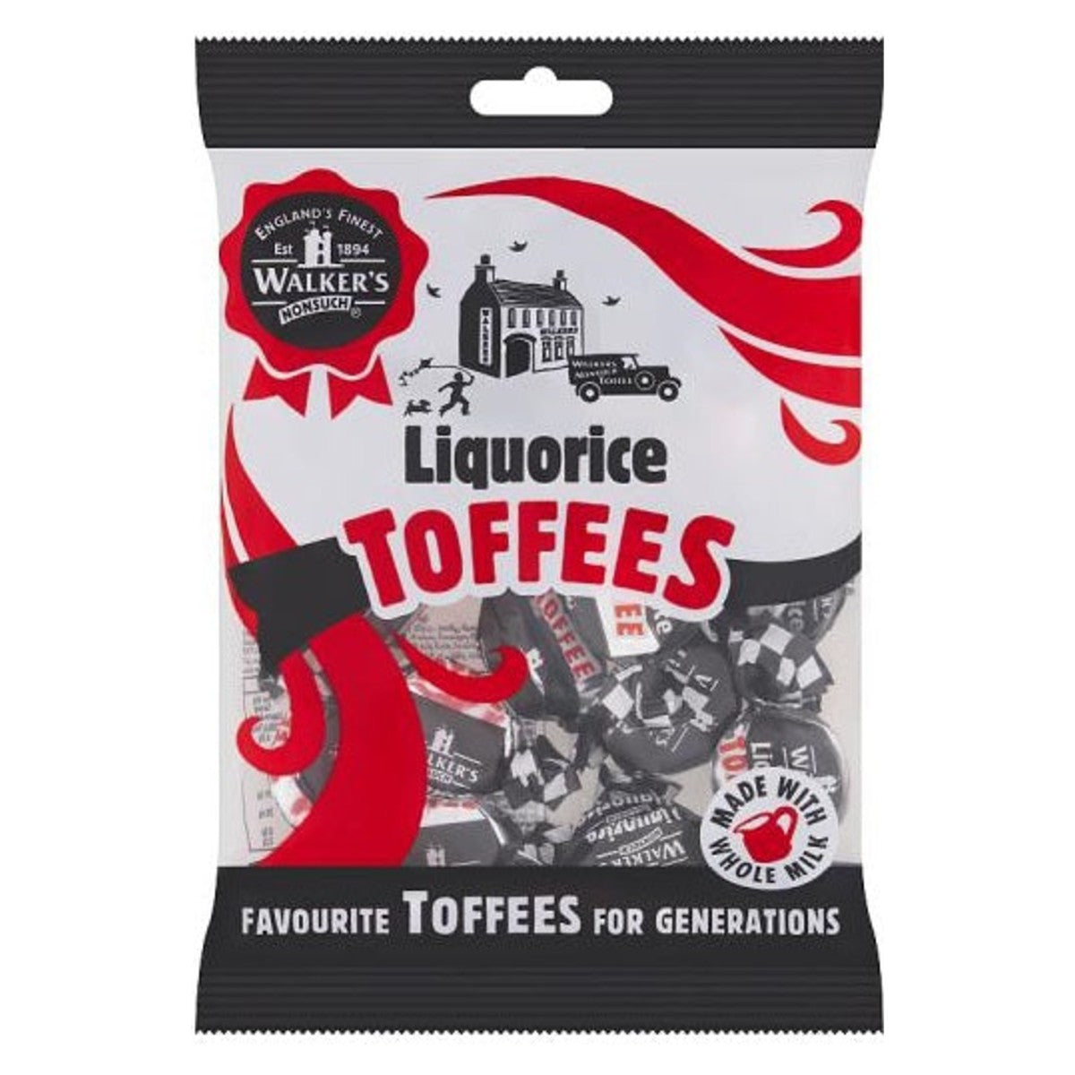 Walkers Nonsuch Liquorice Toffees 150g
