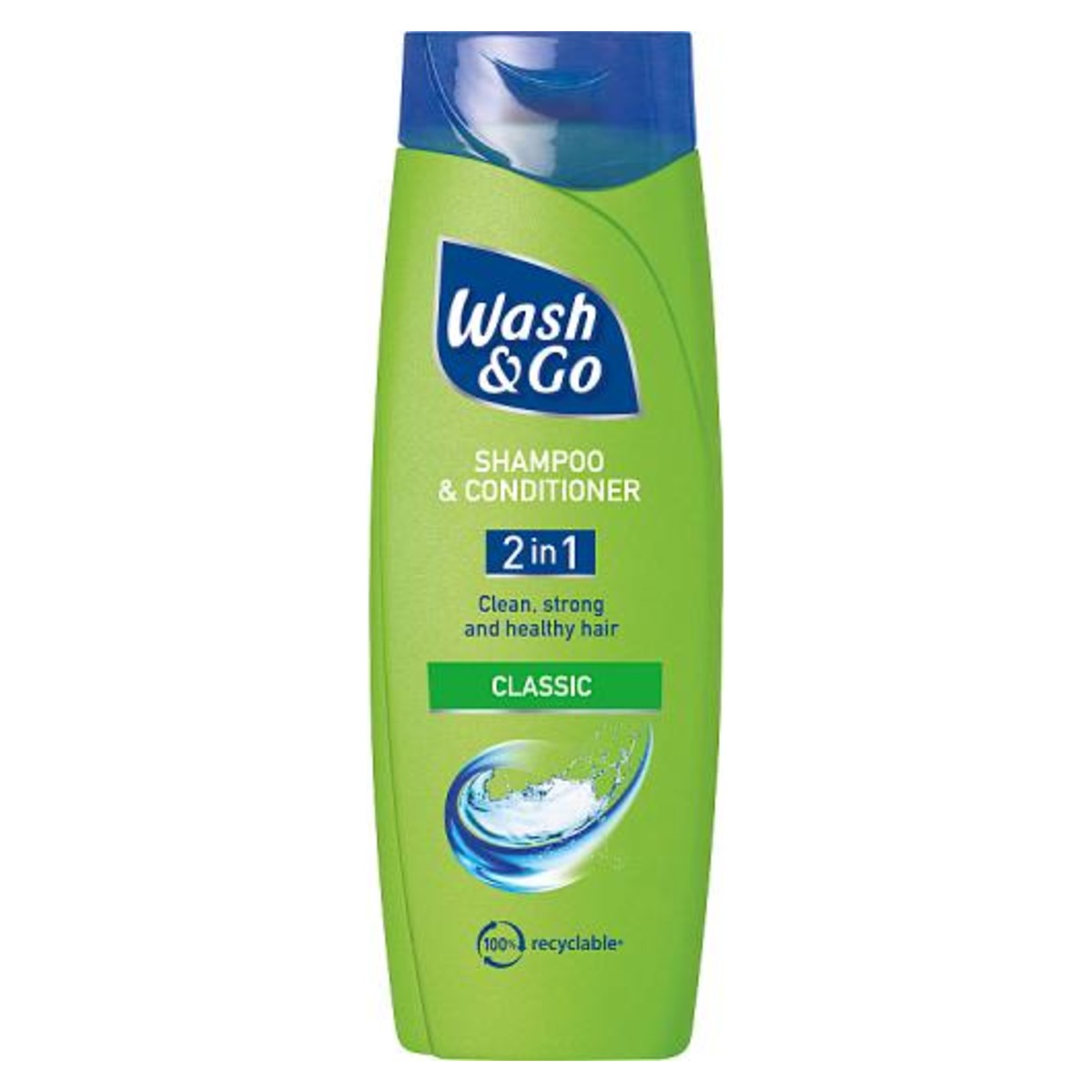 Wash & Go 2 in 1 Universal Shampoo and Conditioner 200ml