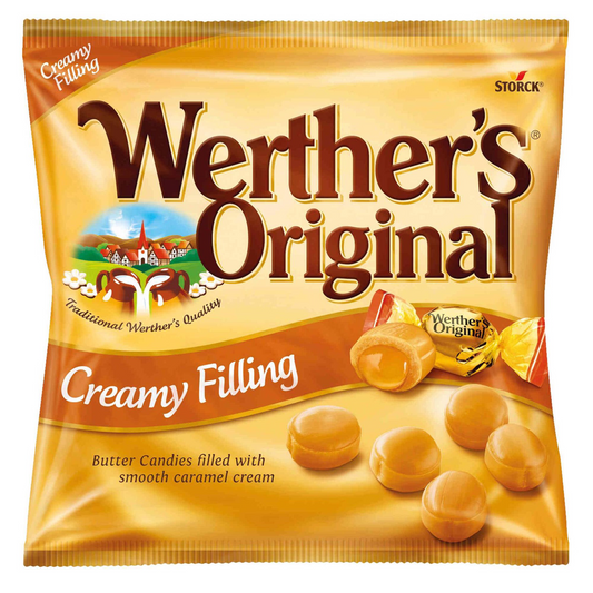 werthers original creamy caramels 135g soft chewy buttery caramel candy classic european confectionery sweet shop pack