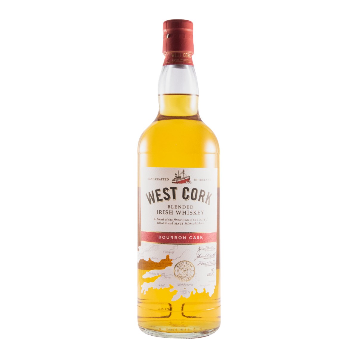 West Cork Bourbon Cask Irish Whiskey 700ml 40% ABV
