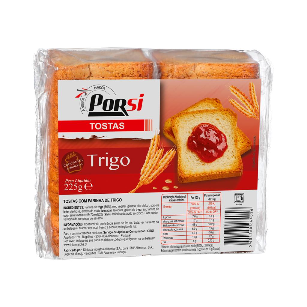 Wheat Toasts 225g