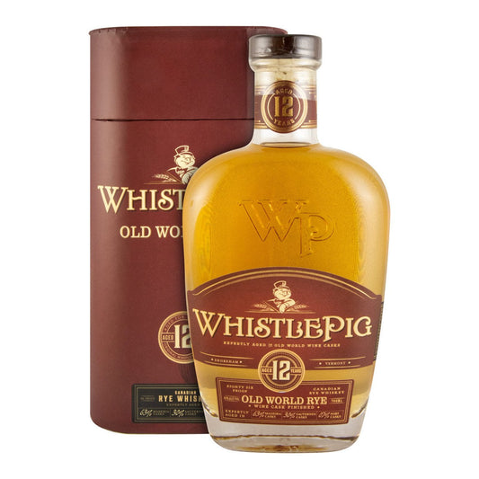 WhistlePig 12 Year Old Old World Rye Whiskey 700ml 43% ABV