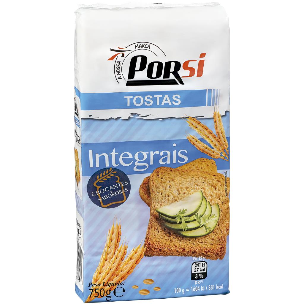 Wholemeal Wheat Toasts 750g