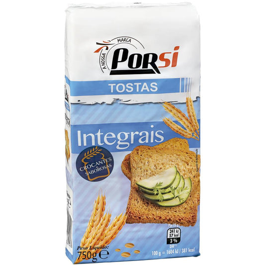 Wholemeal Wheat Toasts 750g