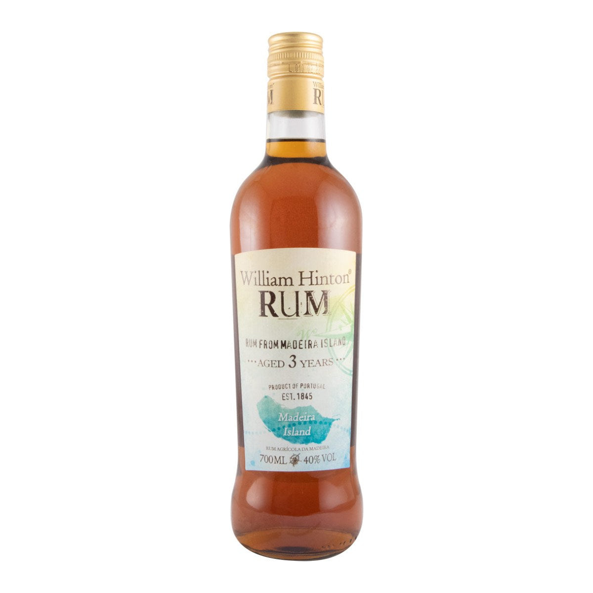 William Hinton 3 Year Old Agricole Rum 700ml 40% ABV