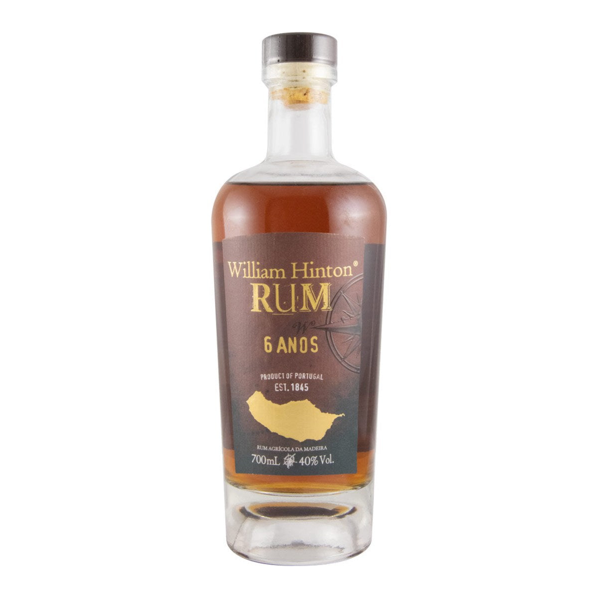 William Hinton 6 Year Old Agricole Rum 700ml 40% ABV