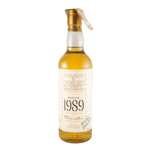 Wilson & Morgan Barrel Selection Glenrothes 1989 Rum Finish Single Malt Scotch Whisky 700ml 46% ABV