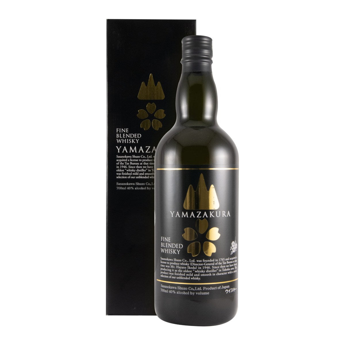 Yamazakura Black Label Japanese Blended Whisky 700ml 40% ABV
