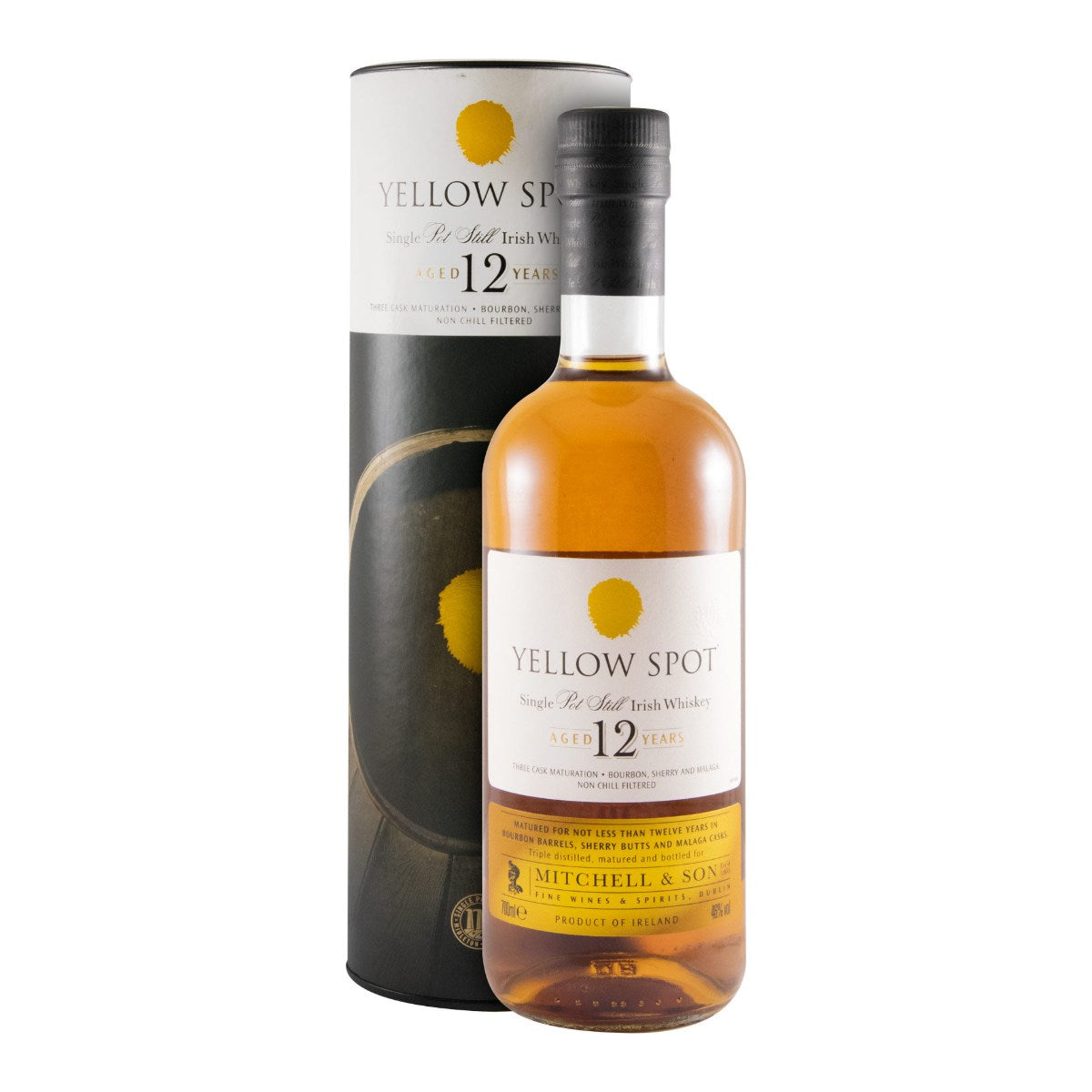 Yellow Spot 12 Year Old Single Pot Still Irish Whiskey 700ml 46% ABV
