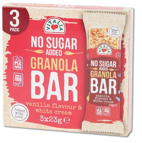 Vanilla Granola Bars Pack of 3