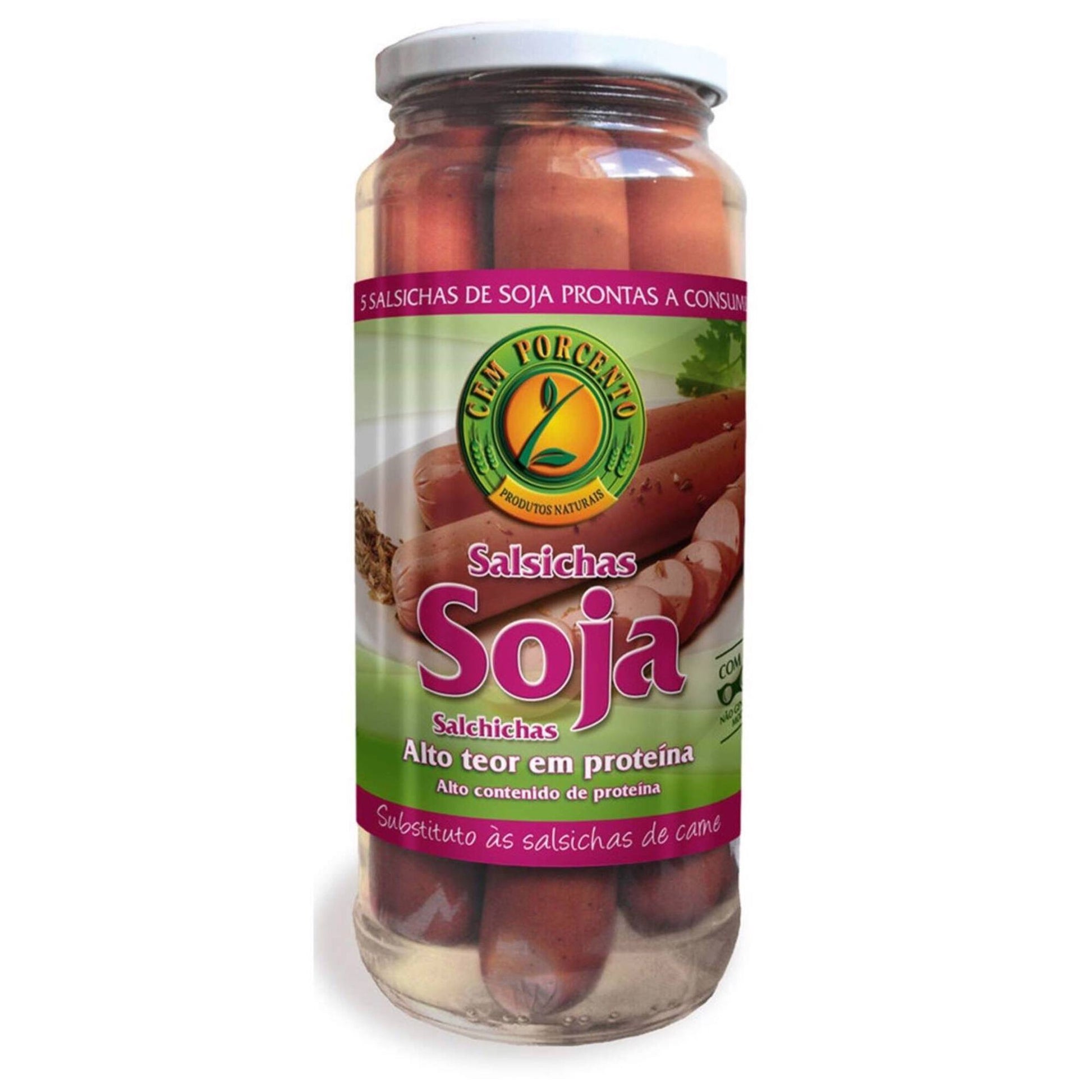 100 percent soy sausages in glass jar 390g vegan plant based preserved sausages pantry food