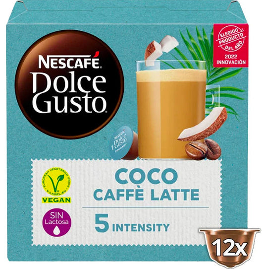 Caffè Latte de Coco, Nescafé Dolce Gusto VEGANOS