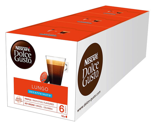 NESCAFÉ Dolce Gusto Lungo Decaffeinato, 48 cápsulas de café