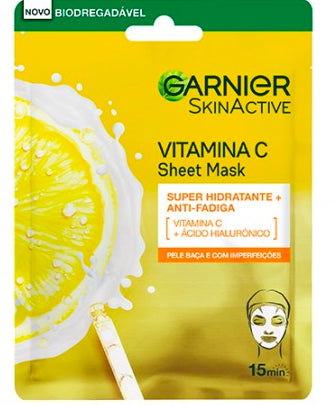Mascarilla en hoja de vitamina C Garnier 28 g