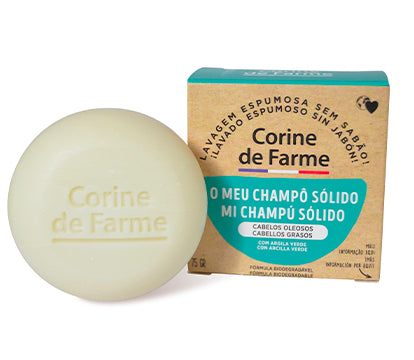 Corine de Farme Shampoo Sólido Argila Verde 75g