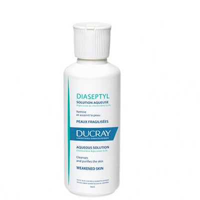 Solução aquosa Ducray Diaseptyl, limpa feridas 125 ml