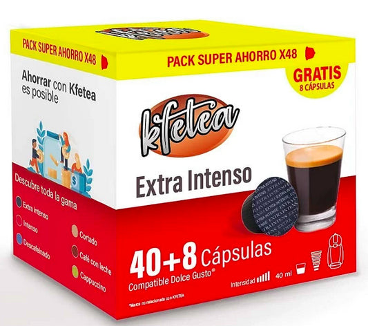 Extra Intenso Dolce gusto compatible Kfetea 48 pack